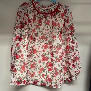 NEW SET Janie & Jack with tags SET of 3T chiffon top and velvet leggings